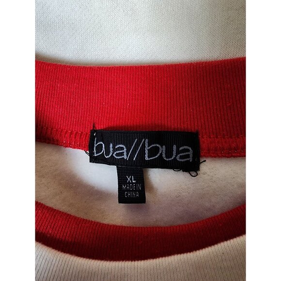 Vtg Holiday Cardinals Double Collar Sweatshirt XL Embroidered Embellished - Picture 5 of 5